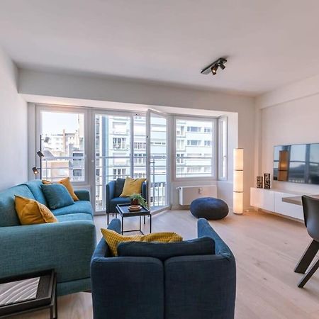 Huswell - Lovely Apartment With Lateral Sea View And Parking Oostende Dış mekan fotoğraf